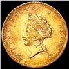 Image 1 : 1855 Rare Gold Dollar NEARLY UNCIRCULATED