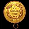Image 2 : 1878 $3 Gold Piece CLOSELY UNCIRCULATED
