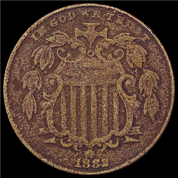 1882 Shield Nickel NICELY CIRCULATED