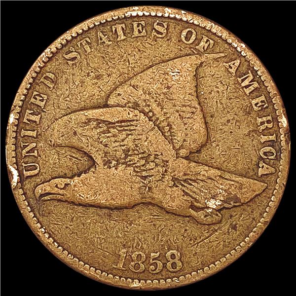 1858 Flying Eagle Cent NICELY CIRCULATED