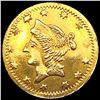 Image 1 : 1864 Round California Gold Half Dollar HIGH GRADE