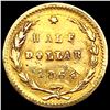 Image 2 : 1864 Round California Gold Half Dollar HIGH GRADE