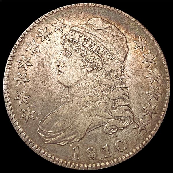 1810 Capped Bust Half Dollar LIGHTLY CIRCULATED