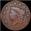 Image 1 : 1820 Coronet Head Large Cent NICELY CIRCULATED