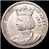 Image 2 : 1893 Isabella Silver Quarter UNCIRCULATED