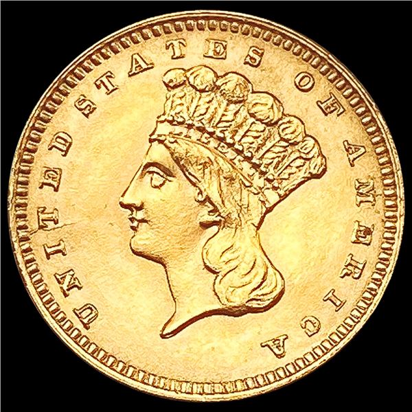 1862 Rare Gold Dollar UNCIRCULATED