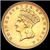 Image 1 : 1862 Rare Gold Dollar UNCIRCULATED