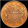 Image 1 : 1864 RED Two Cent Piece CHOICE BU