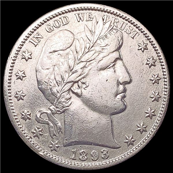 1893-S Barber Half Dollar NEARLY UNCIRCULATED