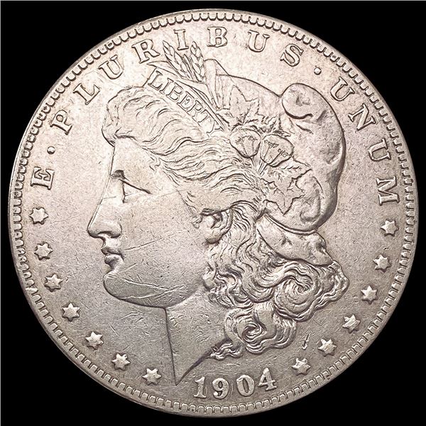 1904-S Morgan Silver Dollar NEARLY UNCIRCULATED