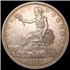 Image 1 : 1877 Silver Trade Dollar CLOSELY UNCIRCULATED