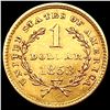 Image 2 : 1853 Rare Gold Dollar UNCIRCULATED