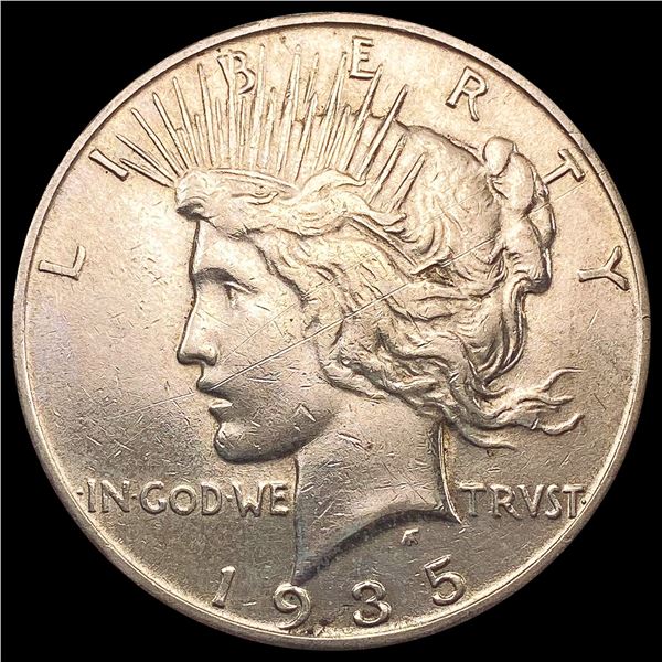 1935-S Silver Peace Dollar NEARLY UNCIRCULATED