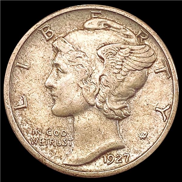 1927-D Mercury Dime CLOSELY UNCIRCULATED