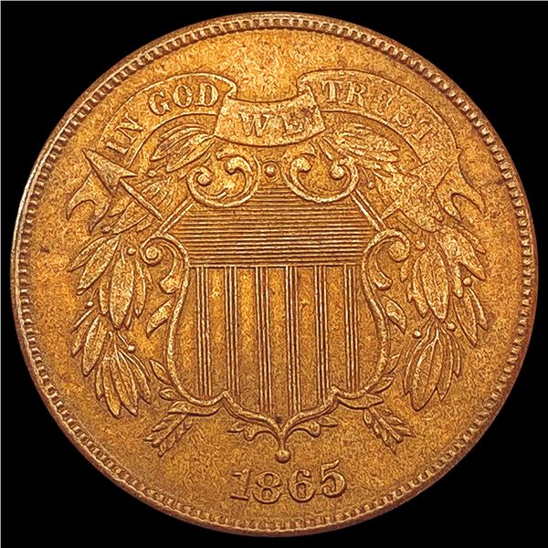 1865 Two Cent Piece CLOSELY UNCIRCULATED