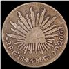 Image 1 : 1843 Mexico 2 Reales NICELY CIRCULATED