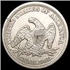 Image 2 : 1855 Arrows Seated Liberty Quarter CLOSELY UNCIRCULATED