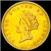 Image 1 : 1854 Rare Gold Dollar CLOSELY UNCIRCULATED