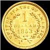 Image 2 : 1853 Rare Gold Dollar CHOICE BU