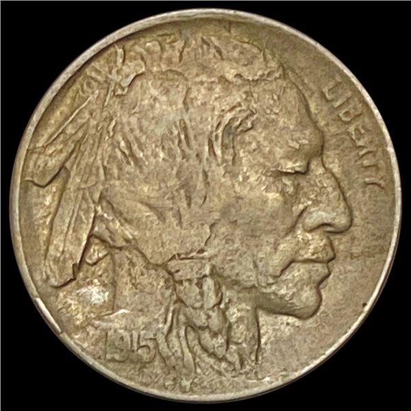 1915-D Buffalo Nickel NEARLY UNCIRCULATED