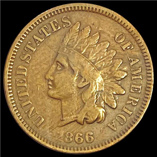 1866 Indian Head Cent LIGHTLY CIRCULATED