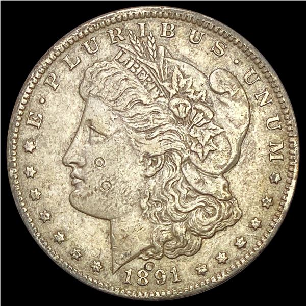 1891-CC Spitting Eagle Morgan Silver Dollar CLOSELY UNCIRCULATED