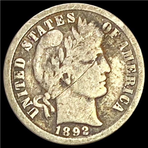1892-O Barber Dime NICELY CIRCULATED