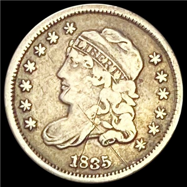 1835 Capped Bust Half Dime NICELY CIRCULATED