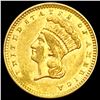 Image 1 : 1857 Rare Gold Dollar UNCIRCULATED