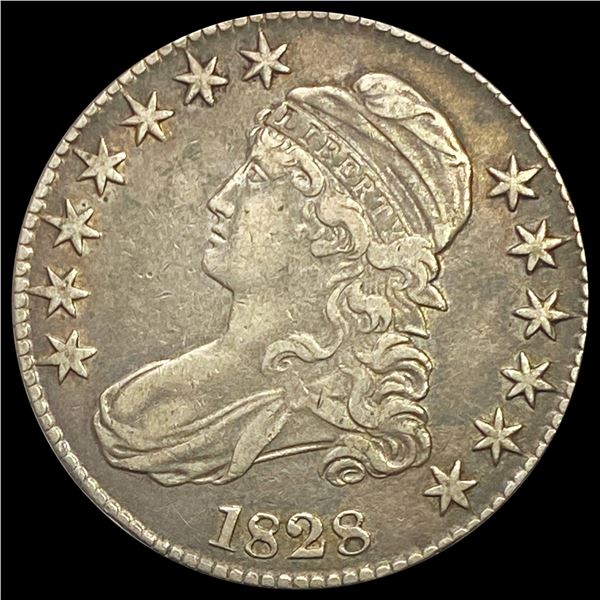 1828 Capped Bust Half Dollar CLOSELY UNCIRCULATED