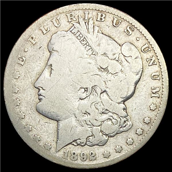 1892-CC Morgan Silver Dollar NICELY CIRCULATED