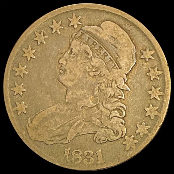 1831 Capped Bust Half Dollar NICELY CIRCULATED