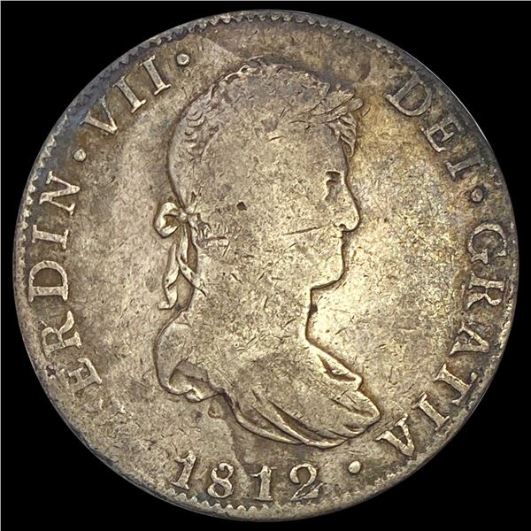 1812-Mo Mexico 8 Reales LIGHTLY CIRCULATED