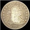 Image 1 : 1807 Draped Bust Quarter NICELY CIRCULATED