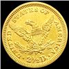 Image 2 : 1873 $2.50 Gold Quarter Eagle CLOSELY UNCIRCULATED