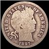 Image 1 : 1897-O Barber Dime NICELY CIRCULATED