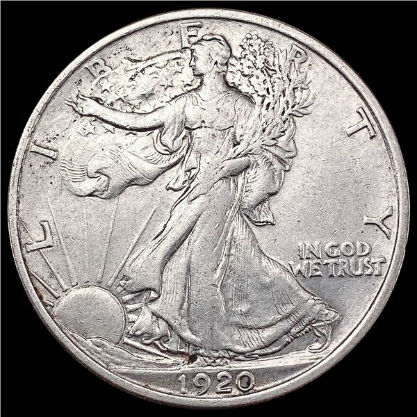 1920 Walking Liberty Half Dollar CLOSELY UNCIRCULATED