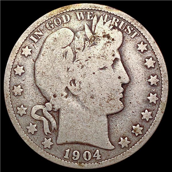 1904-O Barber Half Dollar NICELY CIRCULATED