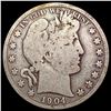 Image 1 : 1904-O Barber Half Dollar NICELY CIRCULATED