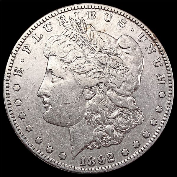 1892-S Morgan Silver Dollar CLOSELY UNCIRCULATED