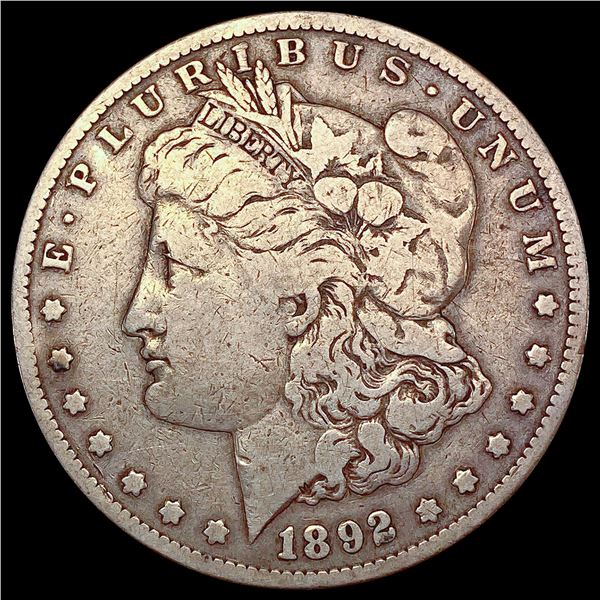 1892-S Morgan Silver Dollar NICELY CIRCULATED