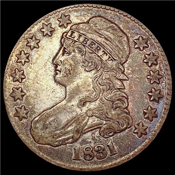 1831 Capped Bust Half Dollar NEARLY UNCIRCULATED