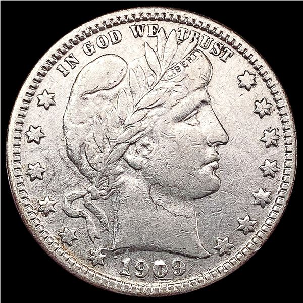 1909-D Barber Quarter CLOSELY UNCIRCULATED