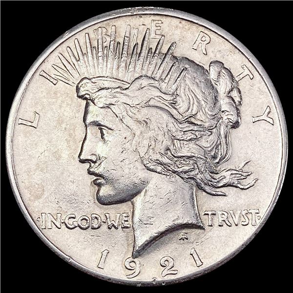 1921 Silver Peace Dollar CLOSELY UNCIRCULATED