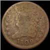 Image 1 : 1809 Classic Head Half Cent NICELY CIRCULATED