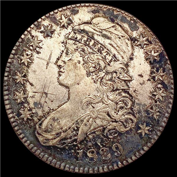 1829 Capped Bust Half Dollar CLOSELY UNCIRCULATED