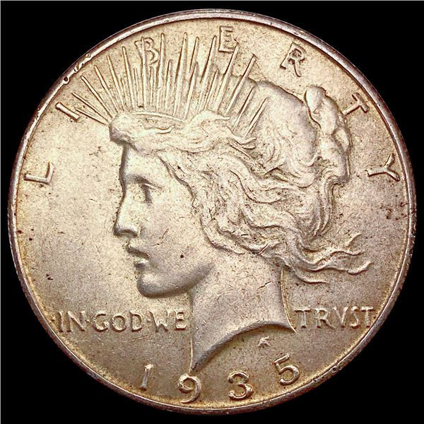 1935-S Silver Peace Dollar CLOSELY UNCIRCULATED
