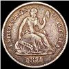 Image 1 : 1871 Seated Liberty Half Dime LIGHTLY CIRCULATED