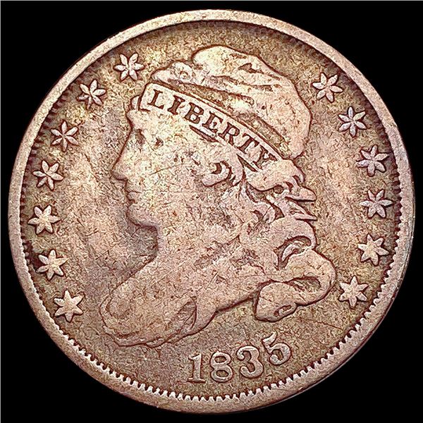 1835 Capped Bust Dime NICELY CIRCULATED