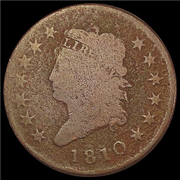 1810 Classic Head Large Cent NICELY CIRCULATED
